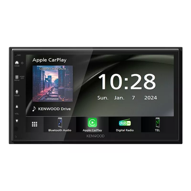 Kenwood DMX6523DABS δέκτης πολυμέσων αυτοκινήτου μαύρο Wi-Fi Bluetooth