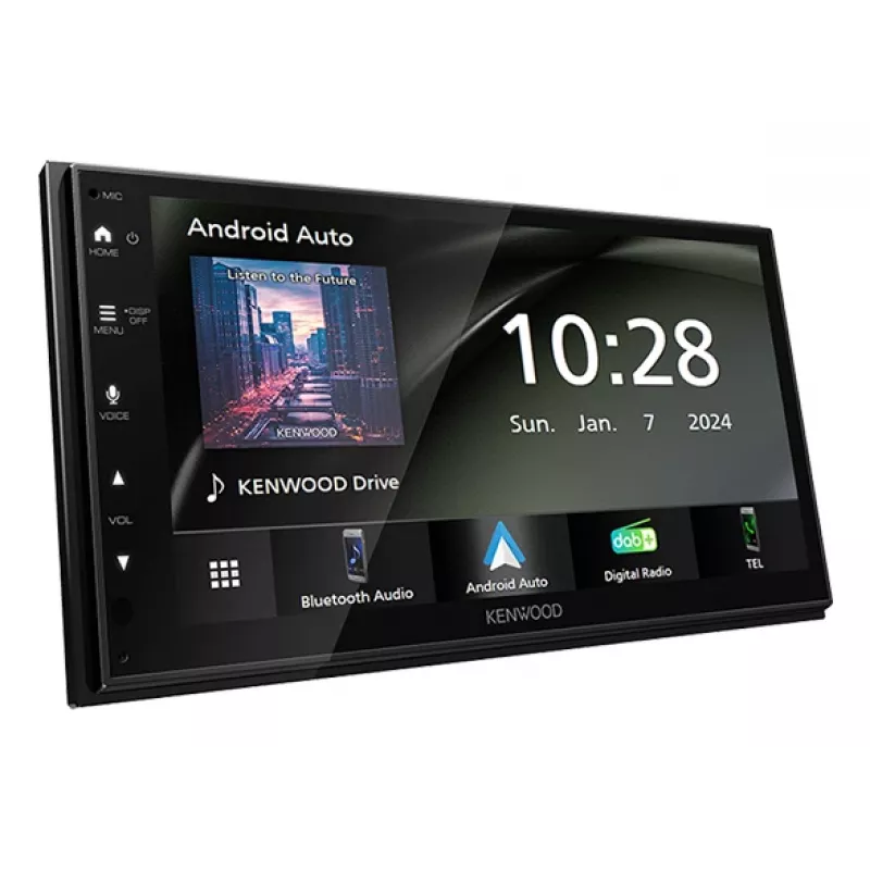 Kenwood DMX6523DABS δέκτης πολυμέσων αυτοκινήτου μαύρο Wi-Fi Bluetooth