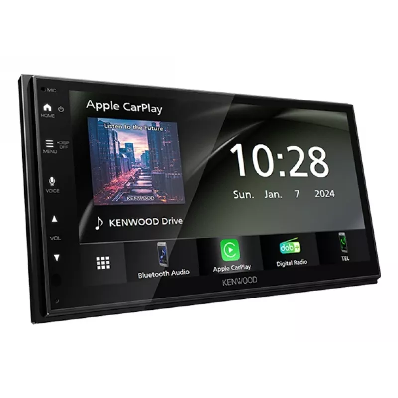 Kenwood DMX6523DABS δέκτης πολυμέσων αυτοκινήτου μαύρο Wi-Fi Bluetooth