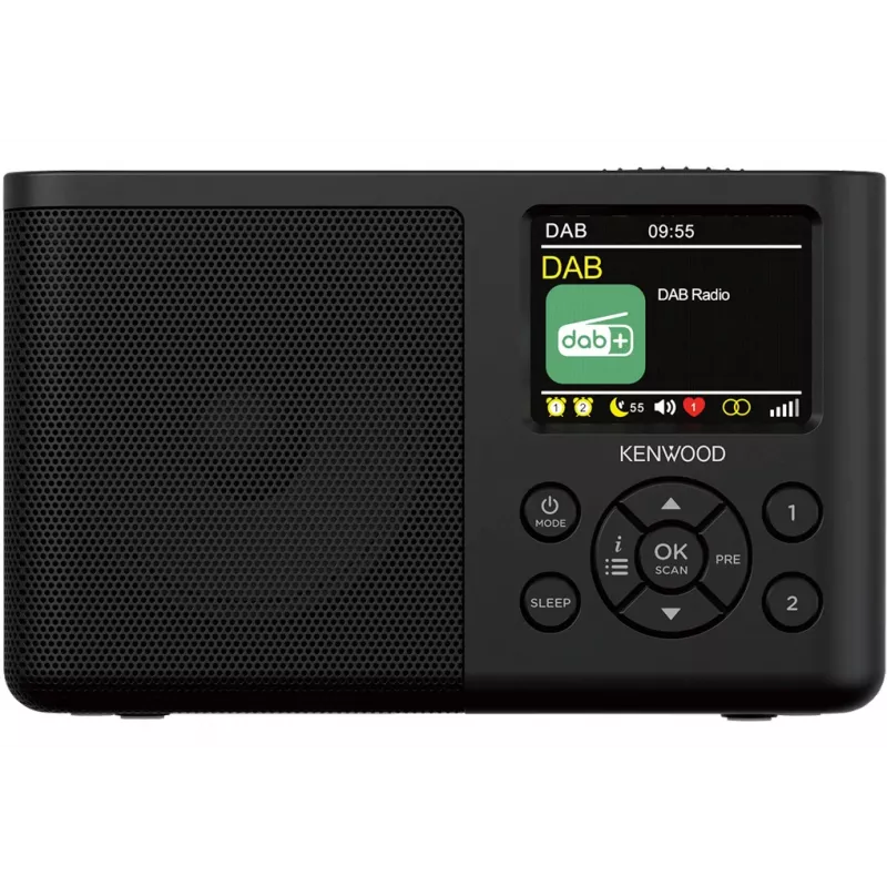 Kenwood CR-M33DAB φορητό ψηφιακό ραδιόφωνο μαύρο