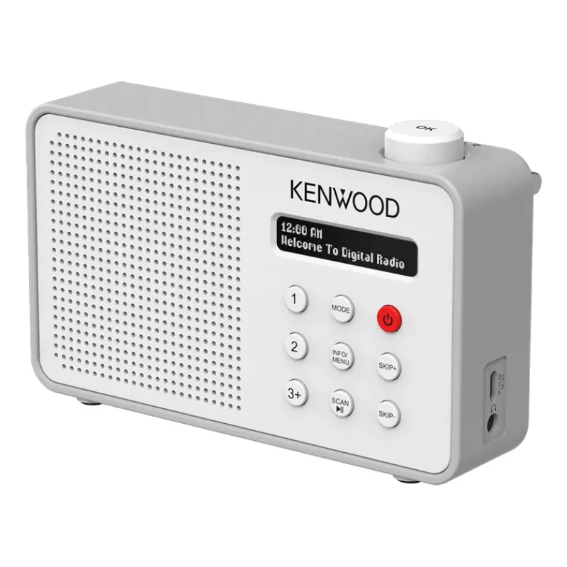 Kenwood CR-M25DAB-W ραδιόφωνο φορητό ψηφιακό λευκό