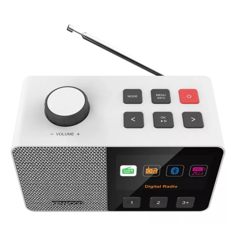 Kenwood CR-M70DAB-W φορητό ψηφιακό ραδιόφωνο λευκό