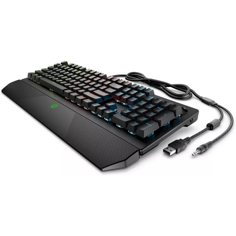 HP Pavilion Gaming πληκτρολόγιο 800, Full-size (100%), ενσύρματο, USB, μηχανικό, μαύρο