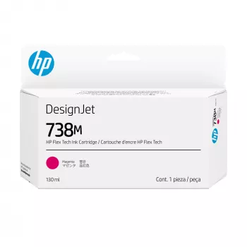 HP 738M κεφαλή εκτύπωσης μελανοδοχείο 130 ml ματζέντα DesignJet T τεχνολογία θερμικού ψεκασμού μελάνης