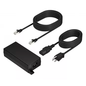 HP Poly PoE++ 65W προσαρμογέας 2.5G με καλώδιο CAT6A 3,66 m και καλώδιο τροφοδοσίας