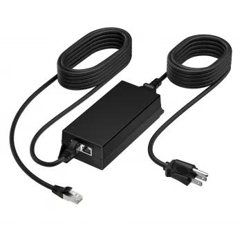 HP Poly PoE++ 65W προσαρμογέας 2.5G με καλώδιο CAT6A 3,66 m και καλώδιο τροφοδοσίας