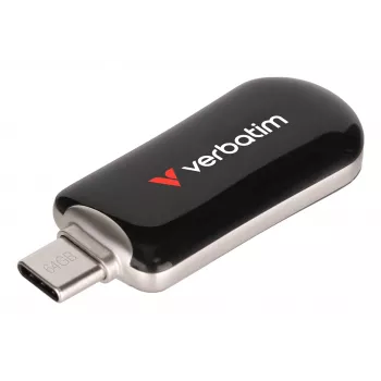 Verbatim Plectra USB-C Flash-Laufwerk μαύρο 64GB