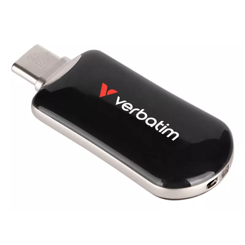 Verbatim Plectra USB-C Flash-Laufwerk μαύρο 64GB