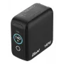 Verbatim Mini GaN φορτιστής 140W με οθόνη, εσωτερικού χώρου, AC, 28 V, μαύρο