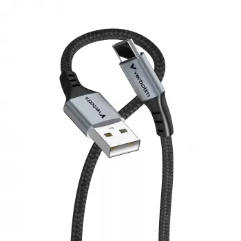 Verbatim Sync & Charge καλώδιο USB-A σε USB-C 120 cm, 1,2 m, USB A, USB C, USB 2.0, 0,48 Gbit/s, μαύρο