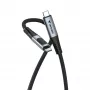 Verbatim Sync & Charge καλώδιο USB-C σε USB-C 240W 40 Gbit/s με οθόνη 120 cm