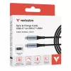 Verbatim Sync & Charge καλώδιο USB-C σε USB-C 240W 40 Gbit/s με οθόνη 120 cm