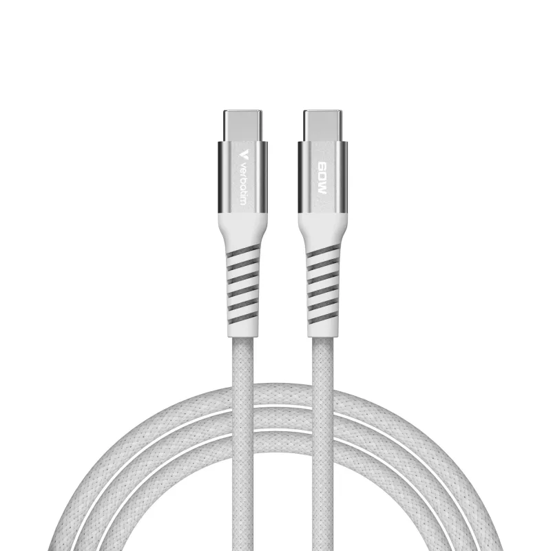 Verbatim Sync & Charge μαγνητικό καλώδιο - 60W USB-C σε USB-C 120 cm γκρι