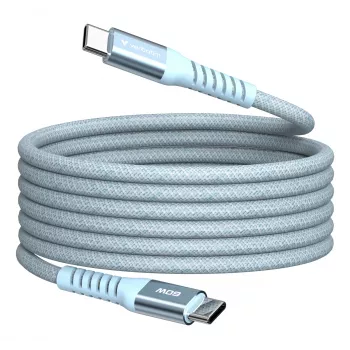 Verbatim Sync & Charge μαγνητικό καλώδιο – 60 W USB-C σε USB-C 120 cm μπλε