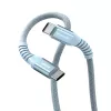 Verbatim Sync & Charge μαγνητικό καλώδιο – 60 W USB-C σε USB-C 120 cm μπλε