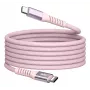 Verbatim Sync & Charge μαγνητικό καλώδιο – 60 W USB-C σε USB-C, 120 cm, ροζ