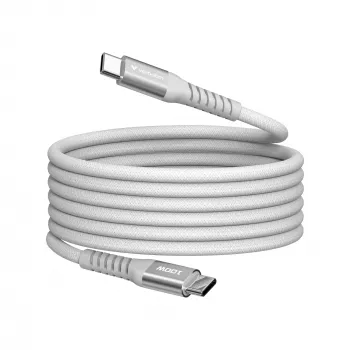 Verbatim Sync & Charge μαγνητικό καλώδιο - 100W USB-C σε USB-C 120 cm γκρι