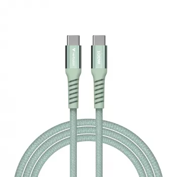 Verbatim Sync & Charge μαγνητικό καλώδιο - 100W USB-C σε USB-C 120 cm πράσινο