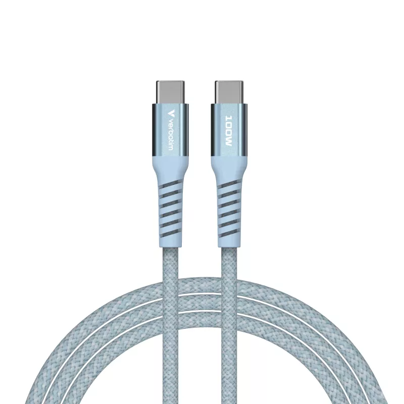 Verbatim Sync & Charge μαγνητικό καλώδιο – 100W USB-C σε USB-C 120 cm μπλε