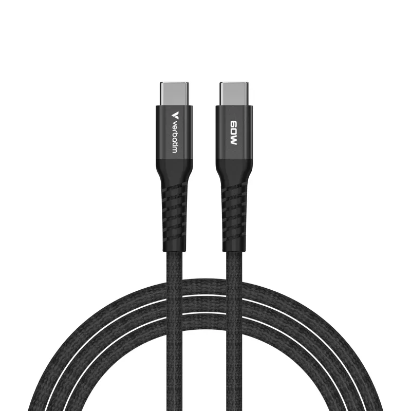 Verbatim Sync & Charge μαγνητικό καλώδιο – 60 W USB-C σε USB-C, 120 cm, μαύρο