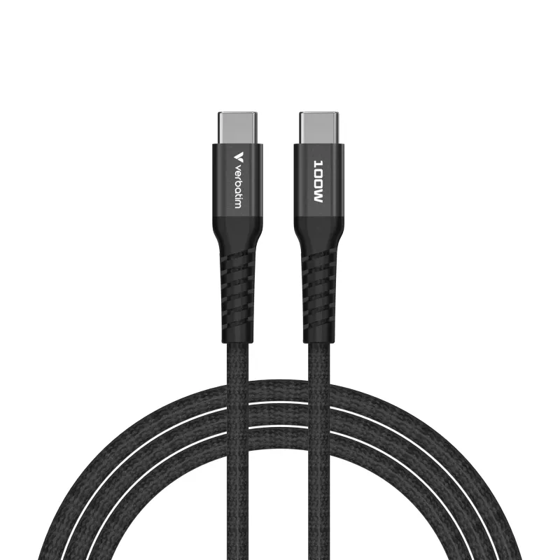 Verbatim Sync & Charge μαγνητικό καλώδιο – 100 W USB-C σε USB-C 120 cm μαύρο