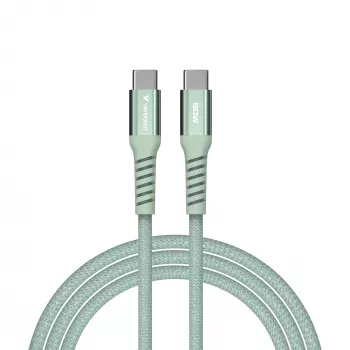 Verbatim Sync & Charge μαγνητικό καλώδιο - 60W USB-C σε USB-C 120 cm πράσινο