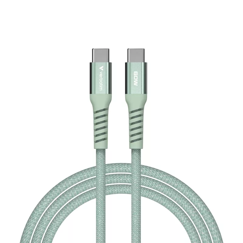 Verbatim Sync & Charge μαγνητικό καλώδιο - 60W USB-C σε USB-C 120 cm πράσινο