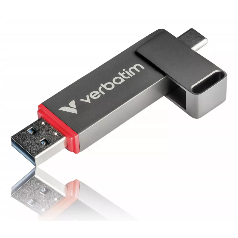 Verbatim Dual QuickStick USB stick 512 GB USB Type-A / USB Type-C 3.2 Gen 1 (3.1 Gen 1) γκρι