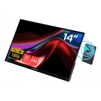 Verbatim φορητή οθόνη αφής Light 14 ίντσες Full HD 1080p & ασύρματη τροφοδοσία