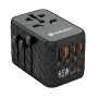 Verbatim UTA-05 65W GaN III universal travel adapter με 2 x USB-C PD & QC 4+ & 2 x USB-A υποδοχές