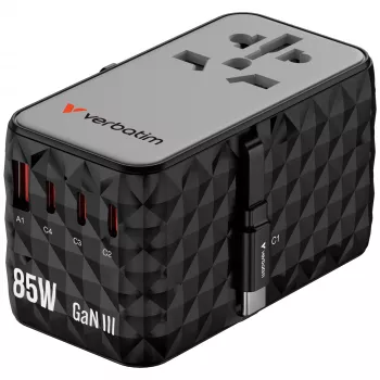 Verbatim Charge 'n' Travel Diamond 85W ανασυρόμενο καλώδιο CNT-02