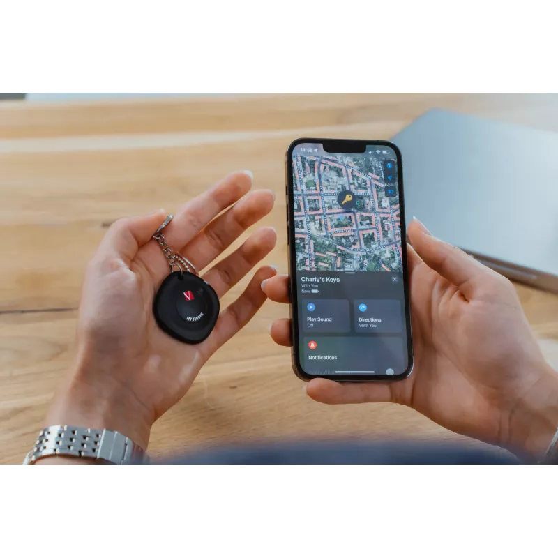 Verbatim MYF-01 Bluetooth εντοπιστής αντικειμένων 1 συσκευασία μαύρο