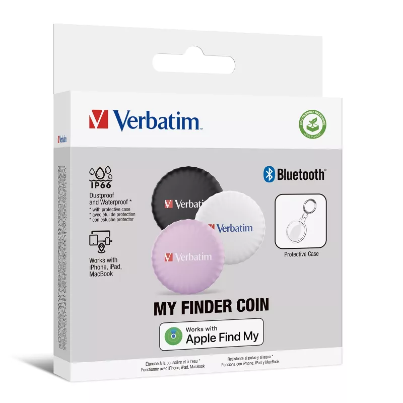 Verbatim 32135 GPS tracker/εντοπιστής προσωπικός μαύρο, ροζ, λευκό