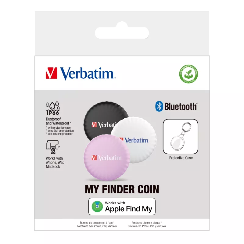 Verbatim 32135 GPS tracker/εντοπιστής προσωπικός μαύρο, ροζ, λευκό