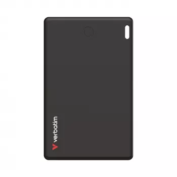 Verbatim My Finder Card Bluetooth εντοπιστής αντικειμένων 1 τεμ. μαύρο, προσωπικός, εντοπιστής, μαύρο, ανθεκτικό στη σκόνη, αδιάβροχο, IP66, 1440 h