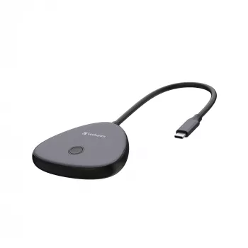 Verbatim Share My Screen USB-C ασύρματος adapter οθόνης 4K με hub WDA-02