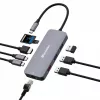 Verbatim CMH-09 USB Type-C 10.000 Mbit/s ασημί