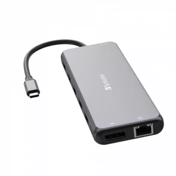 Verbatim CMH-13 USB Type-C hub 10000 Mbit/s ασημί