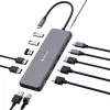 Verbatim CMH-13 USB Type-C hub 10000 Mbit/s ασημί