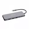 Verbatim CMH-13 USB Type-C hub 10000 Mbit/s ασημί