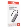 Verbatim USB-C Essentials multiport hub 4 θύρες: HDMI, USB-C PD, USB-A 3.2 Gen 1, USB-A