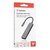 Verbatim USB-C Essentials multiport hub 6 θύρες: HDMI, USB-C PD, USB-A 3.2 Gen 1, USB-A, SD & microSD