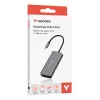 Verbatim USB-C Essentials multiport hub 6 θύρες: RJ45, HDMI, USB-C PD, 3 x USB-A 3.2 Gen 1