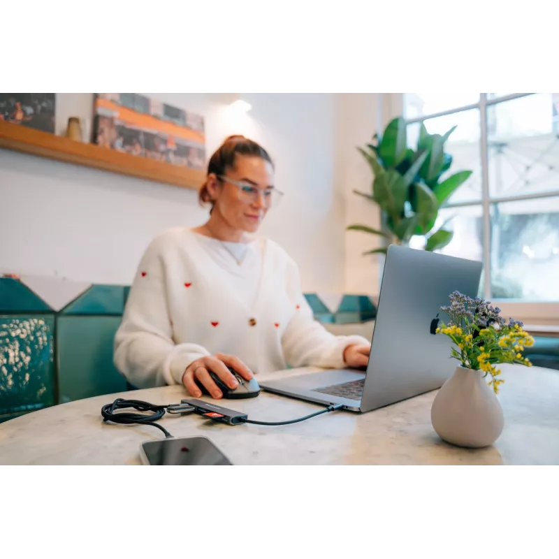Verbatim USB-C Essentials multiport hub 7 θύρες: HDMI, USB-C, USB-C 3.2 Gen 1, 2 x USB-A 3.2 Gen 1, SD & microSD