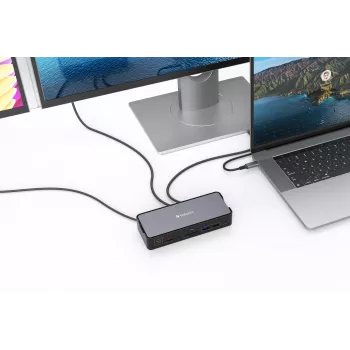 Verbatim CDS-15 ενσύρματο USB 3.2 Gen 1 (3.1 Gen 1) Type-C μαύρο, γκρι