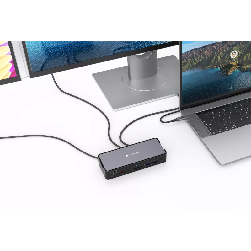 Verbatim CDS-15 ενσύρματο USB 3.2 Gen 1 (3.1 Gen 1) Type-C μαύρο, γκρι