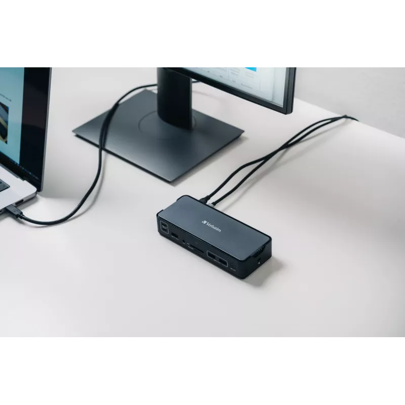 Verbatim CDS-15 ενσύρματο USB 3.2 Gen 1 (3.1 Gen 1) Type-C μαύρο, γκρι