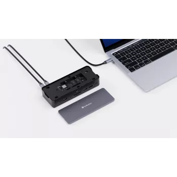 Verbatim CDS-15S ενσύρματο USB 3.2 Gen 1 (3.1 Gen 1) Type-C μαύρο, γκρι