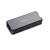 Verbatim CDS-15SSD USB-C Pro ενσύρματος σταθμός σύνδεσης, USB 3.2 Gen 1 (3.1 Gen 1) Type-C, 15 θύρες, SSD 256 GB, 2x HDMI, DisplayPort, 100 W Power Delivery, μαύρος, γκρι
