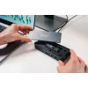 Verbatim CDS-15SSD USB-C Pro ενσύρματος σταθμός σύνδεσης, USB 3.2 Gen 1 (3.1 Gen 1) Type-C, 15 θύρες, SSD 256 GB, 2x HDMI, DisplayPort, 100 W Power Delivery, μαύρος, γκρι